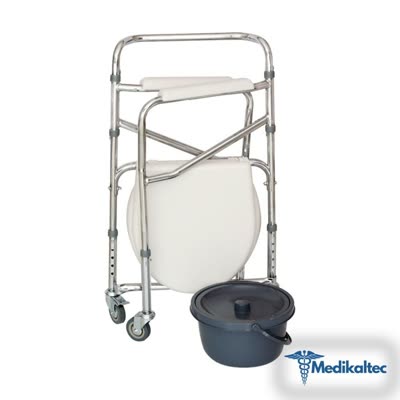 Comfort Plus Dm696 Tekerlekli Kovalı Komot (Model 4138)