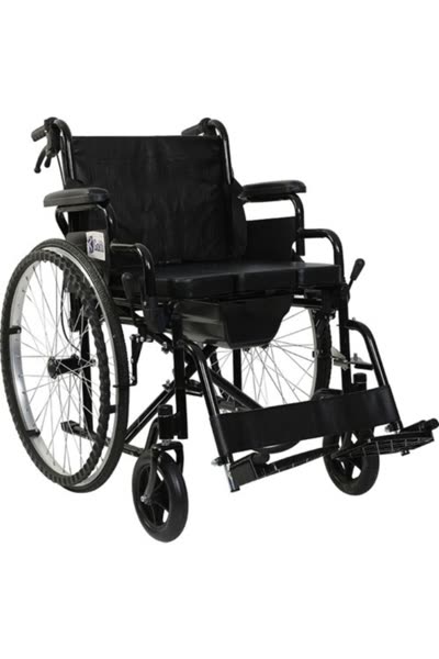 Karadeniz Klozetli katlanabilir tekerlekli sandalye (Model 2871)